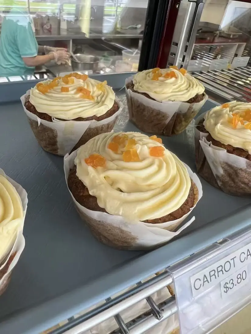 Carrot cake slice